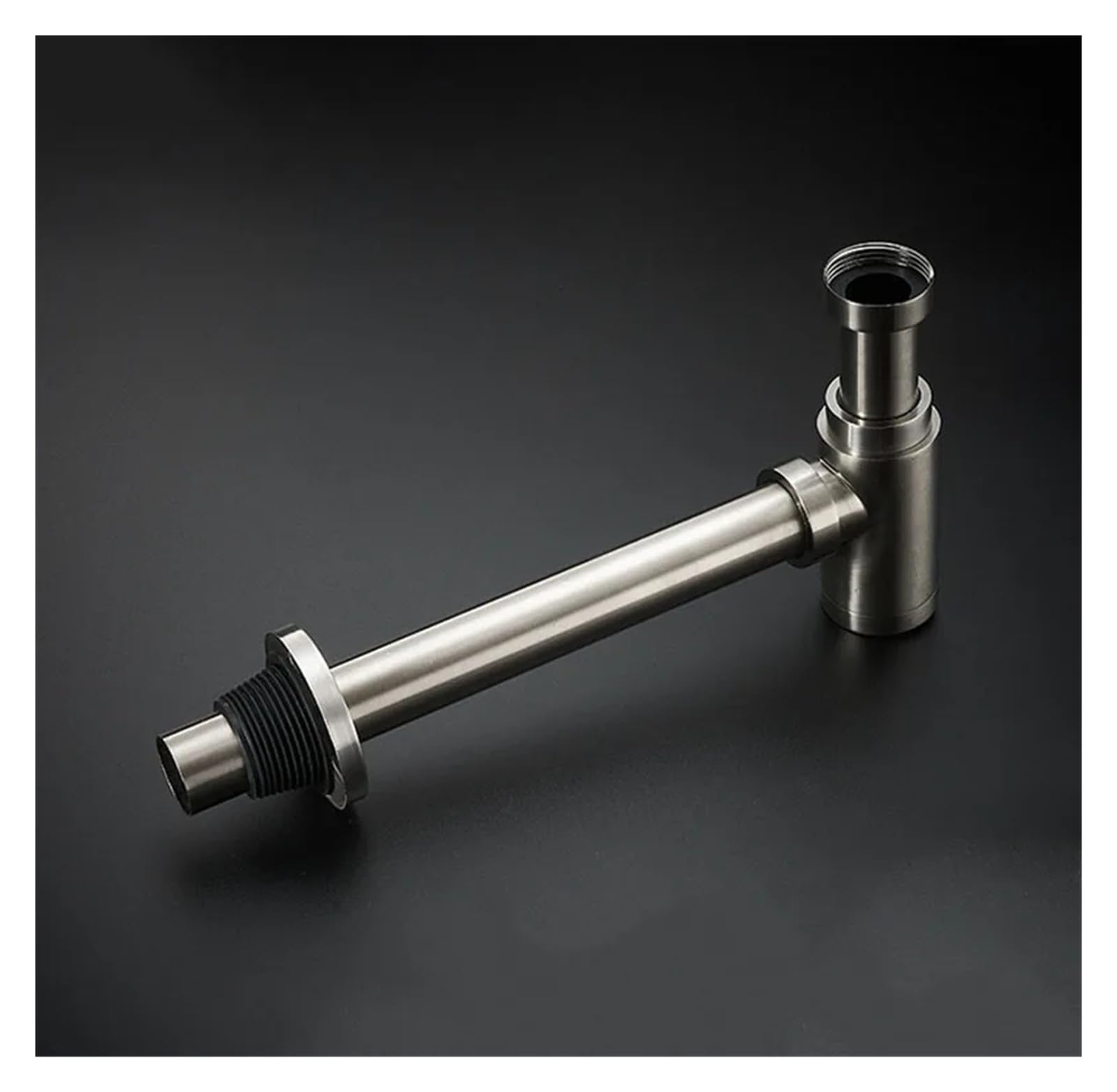 1 pièces 304 en acier inoxydable salle de bains Siphon évier tuyau vidange bassin Drain Nickel/Chrome bouteille piège ensemble accessoires Pour Bain