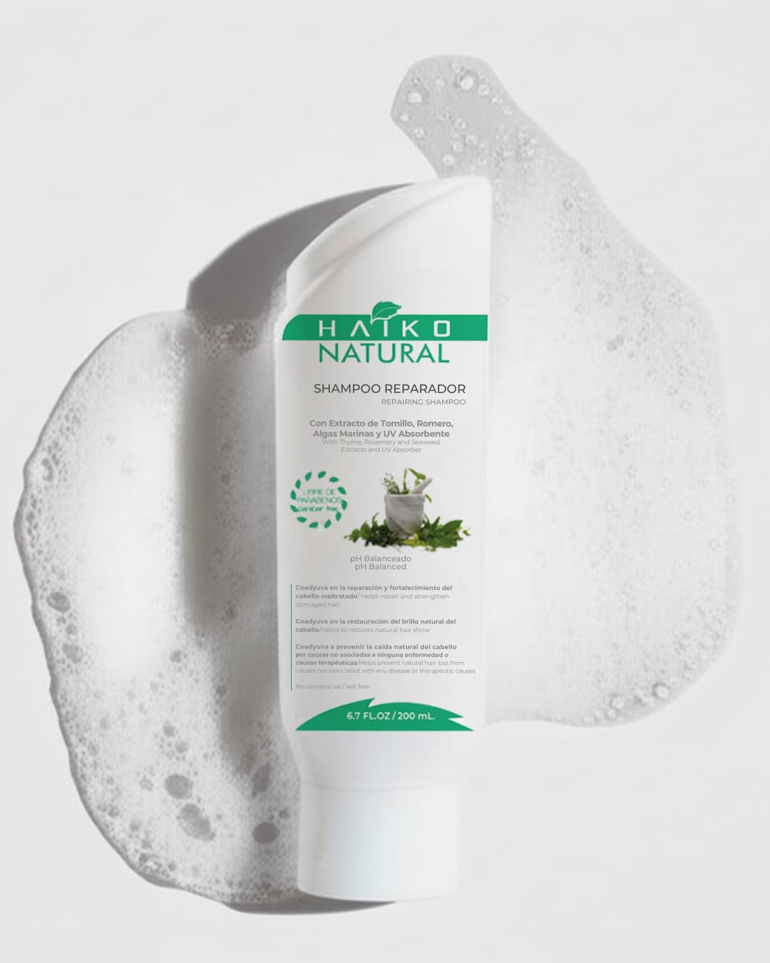 Amazon.com : HAIKO NATURAL Repairing Shampoo with Thyme, Rosemary