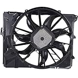Bapmic 17427562080 Radiator Cooling Fan Assembly for BMW E87 E90 128i 323i 325i 328i 330i