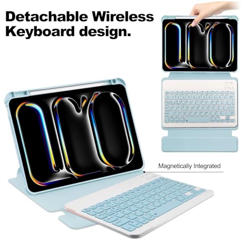 Étui iPad Pro 13 M4 avec clavier et support pivotant 360