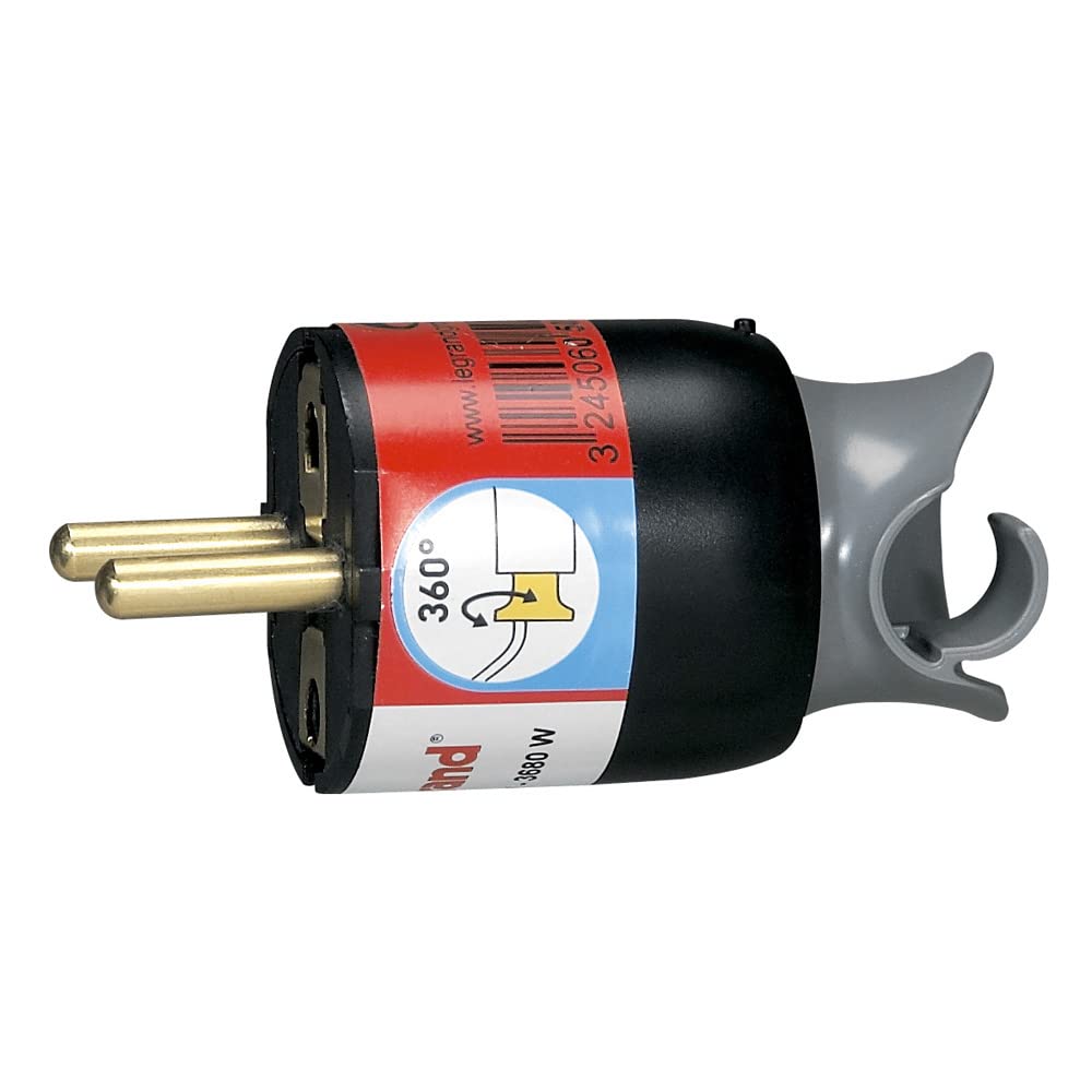 Legrand 50172 - Spina girevole 2P+T 230V/16A bianca