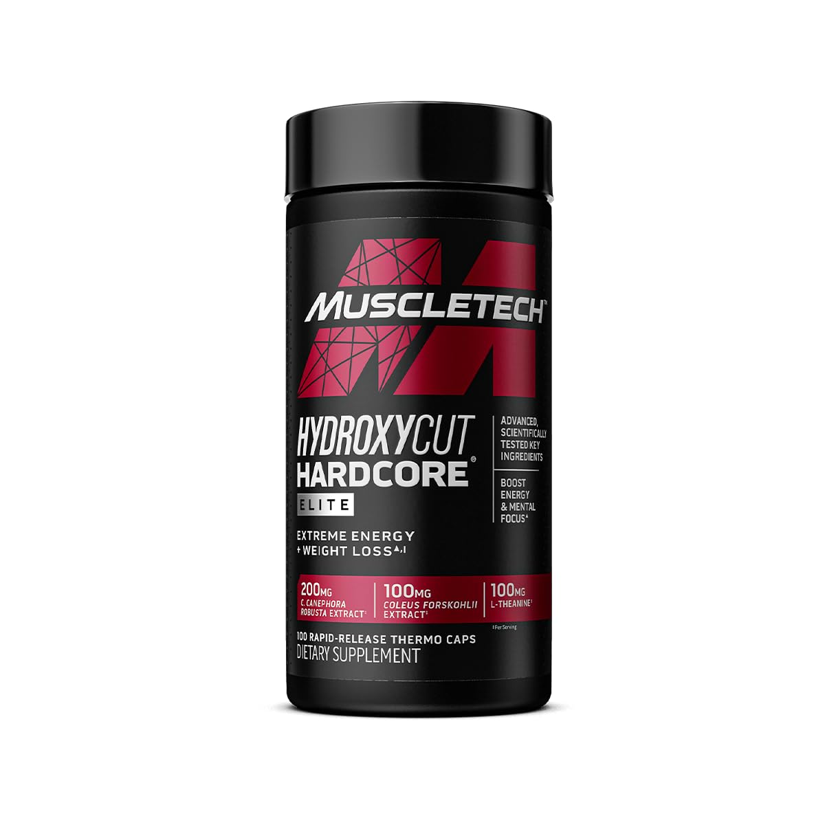 Hydroxycut Muscletech Hardcore Elite 100 Capsules