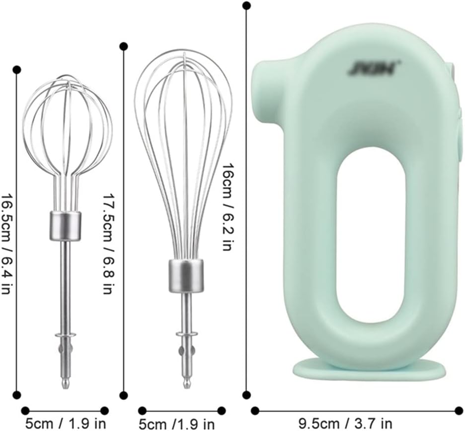 Electric Handheld Eggbeater Whisk Egg Machine Mini Cake Baking Tool Automatic Food Mixer (Color : A Size : As the picture shows)