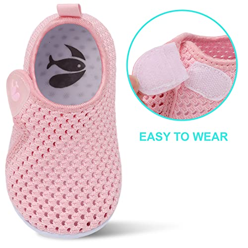 Image of FEETCITY Baby Boys Girls Water Sport Shoes Barefoot Kids Aqua Socks Quick-Dry Beach Swim Pool Shoes