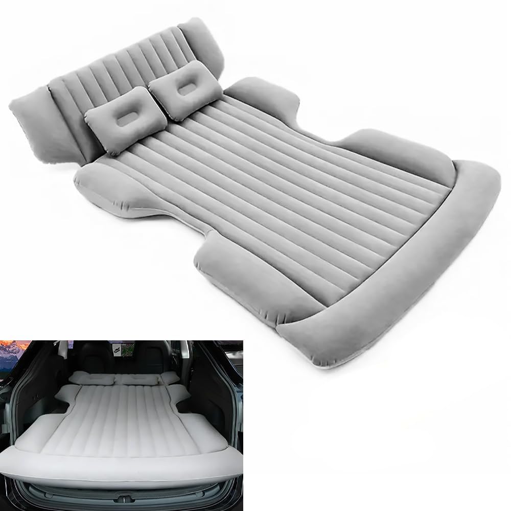 CRTATE Car Inflatable Bed, for Dacia Jogger Extreme/Logan MCV/Duster Nova Portable Car Air Mattress Travel Inflatable Mattress Camping Air Mattress,B