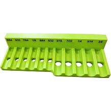 Magnetic T-Handle Hex Key Organizer Rack Wall Mount Tool Holder Compatible with Harbor Freight ICON Style Wrenches, SAE Metric Torx Storage for Garage Organization, Pegboard & Workbench Green