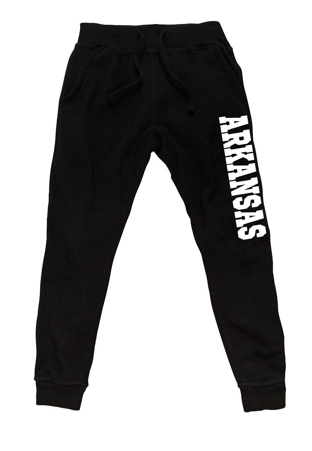 KoyoteeMen's Arkansas V674 Black Fleece Jogger Sweatpants