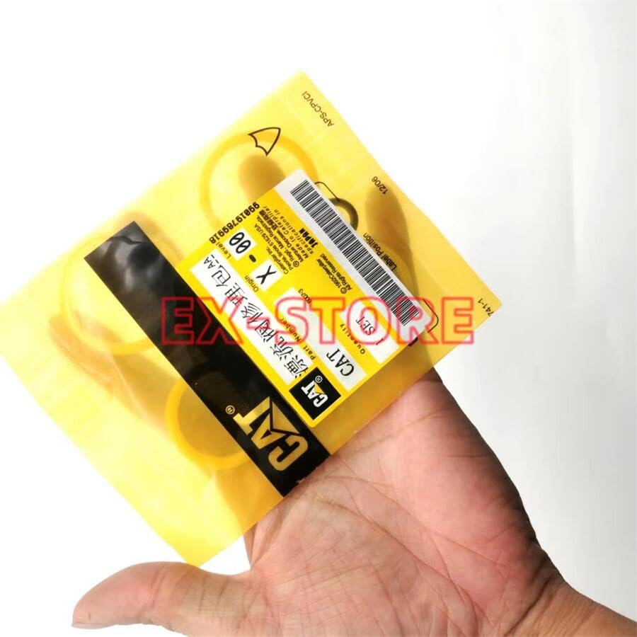 VALVE seal PRIORITY Caterpillar 318C/318D/320C/320D/320D2/321C/323D/324D/325 Pilot Valve oil seal 535-295,323-7898 - (Color: 1 set, Style: A)