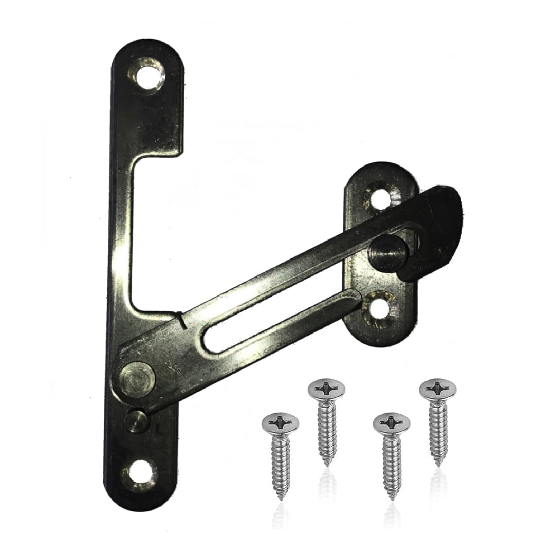 Genius® Upvc Window Restrictor Hook Child Lock Restrictor Safety Catch (Right Hand)