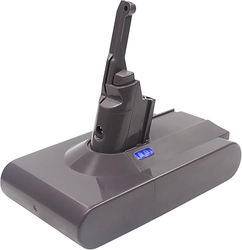 V8 Batería de repuesto para Dyson V8-21.6V 4000mAh Li-ion Batería compatible con SV10 V8 AnimalAbsoluteMotorheadFibra de CarbonoFluffy Series