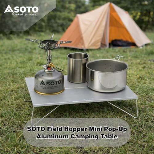 Mesa de Camping Plegable de Aluminio SOTO Field Hopper Mini Blanca miniatura 3