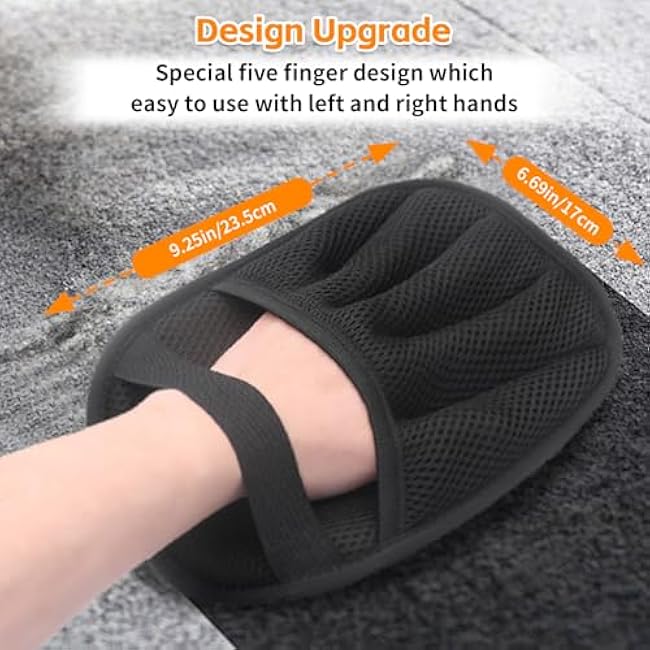 Pet Hair Removal Glove for Cats & Dogs Five-Finger Electrostatic Pet Hair Remover Glove for Clothing, Couch, Carpet, Furniture, Great Alternative to Pet Lint Roller-Jv8ZXkHM