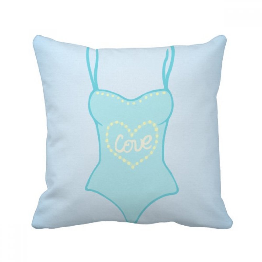 Coussin imprimé motif rose sexy bikini 40x40cm pour déco de canapé