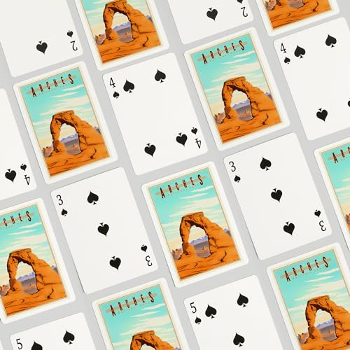 Baraja de Poker Lantern Press Arches National Park 52 cartas miniatura 4