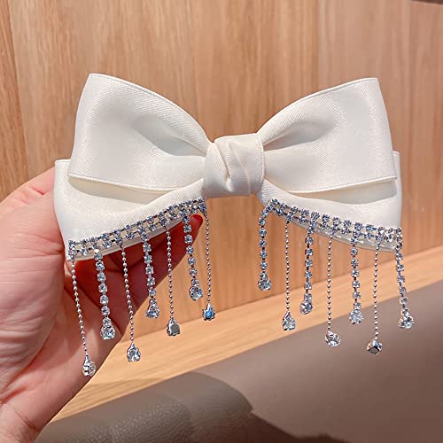 3 pzas Pinzas de Pelo con Lazos de Cristal para Mujeres miniatura 5