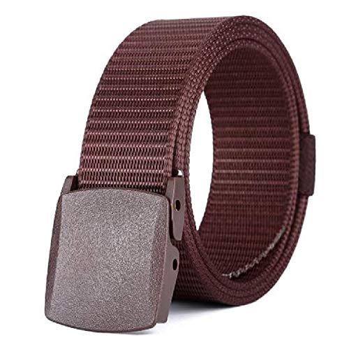 ZORO Mens Nylon Fabric Belt for Men, Plastic Flap Buckle, fits on upto 40 inches waist size (Brown, 1) (B07QLW5G9J) Amazon Price History, Amazon Price Tracker