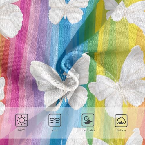 Little Girl Underwear Toddler Panties Kids Undies Rainbow Butterfly Soft Cotton Briefs 2T-8Y3