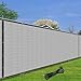 Coarbor Rete ombreggiante per recinzione, 1,8 x 91,2 m, resistente, per pareti esterne, cortile, patio, terrazza e portico, grigio chiaro immagine