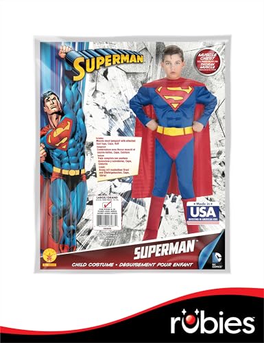 Rubies DC Comics Superheroes: Superman Costume for Kids, Boy's Toddler - image 5