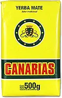 Erva-Mate Tradicional Canarias 500G, Erva Mate Tradicional Padrão Uruguaio Para Chimarrão, Amarelo, Autenticidade Revitalizante Do Uruguai, O Mate Do Meu País, Tradição Sustentável Desde 1920