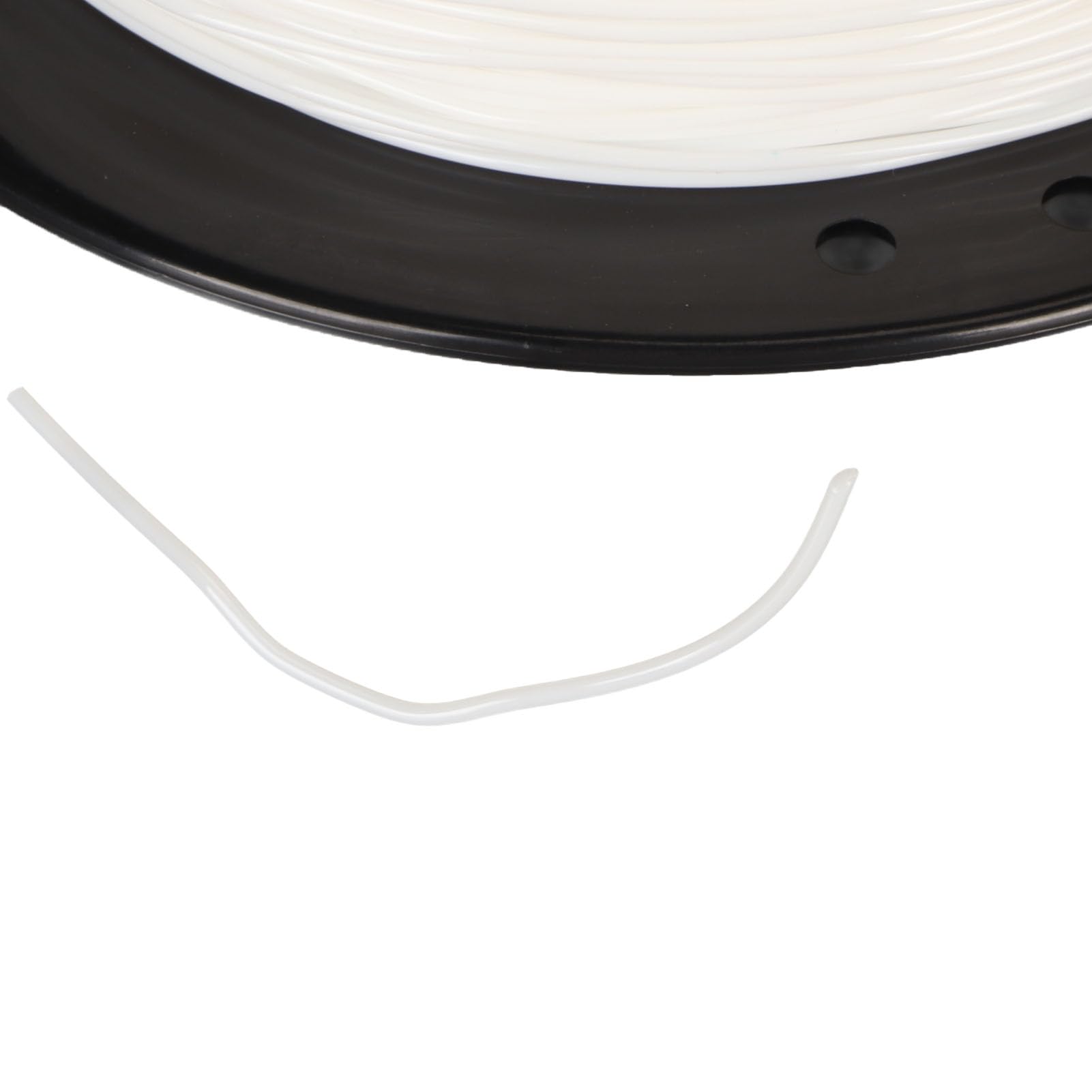 Jiawu Filament TPU o Grubości 1,75 Mm, do 5 Razy Szybsze Drukowanie, Brak Zatykania, Odporne Pochodne RepRap, do Etui na Breloki i Tłumienie Wibracji (WHITE)