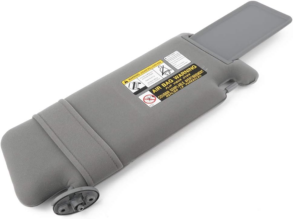 OCPTY Left & Right Sides Gray Sun Visor Without Sunroof Fit for 2005 2006 2007 2008 2009 2010 2011 for Toyota for Tacoma