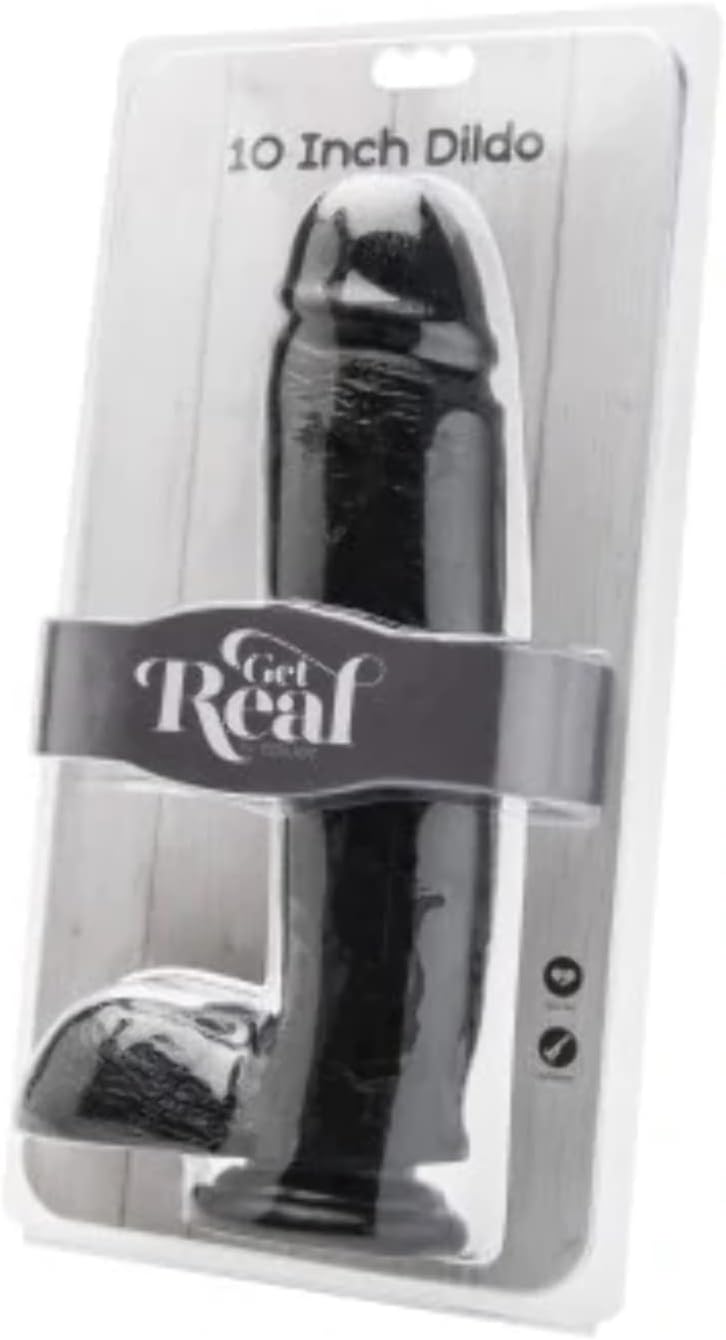 ToyJoy Dildo with Balls 420 g, Black