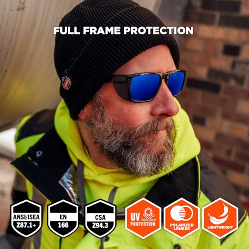 Image of Ergodyne Skullerz SIXTEN Safety Sunglasses with Side Shields, Anti Fog