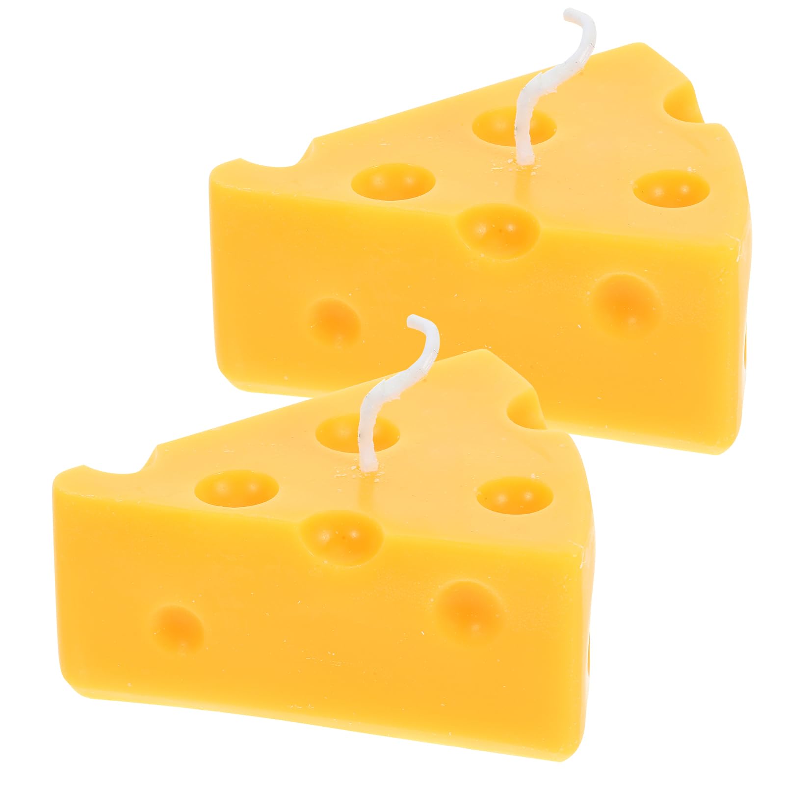 Gatuida 2 Piezas Velas Perfumadas Con Forma de Queso, Velas Perfumada Decorativas Para Cumpleaños, Boda, Vacaciones, Fiesta, Baño, Yoga