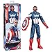 Marvel Studios Captain America Brave New World, Titan Hero Series, 12-Inch Captain America Action Figure, Super Hero Toys for Kids 4 and Up