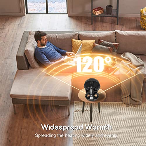 Verwarmingsventilator, 1800 W, PTC, ventilatorkachel, keramiek, elektrisch, intelligente thermostaat, drie warmtestanden, ventilatorkachel voor badkamer - Afbeelding 7