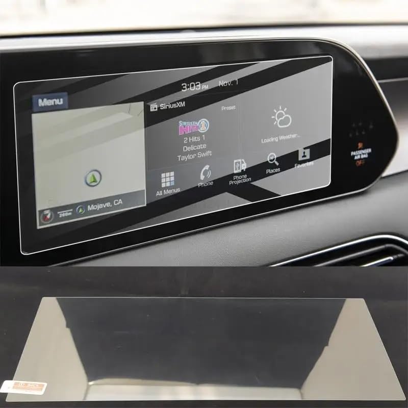 Verre trempé de qualité supérieure pour Palisade 2020-2023 : protection d'écran premium