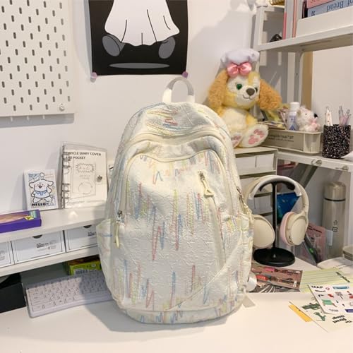 Image of Tinytot 30 Litre Japanese Korean Style School Bag Water-Resistant Laptop & Travel Backpack - Unisex Large 18 Inches Multipurpose Student Backpack for Boys & Girls, Men & Women