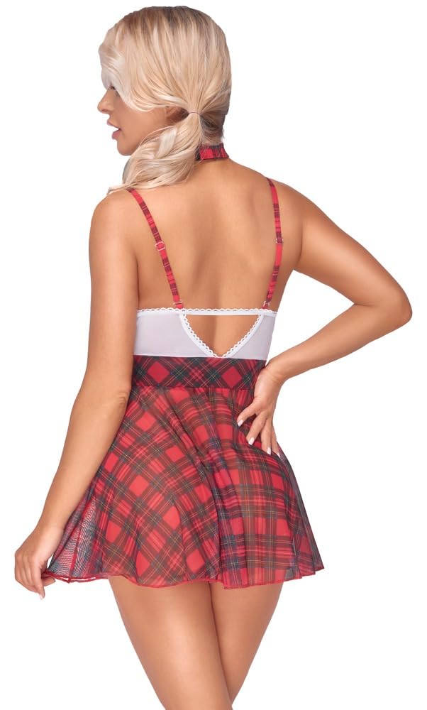 You2Toys Ropa interior erótica de cuero y látex para mujer Kleid kariert M