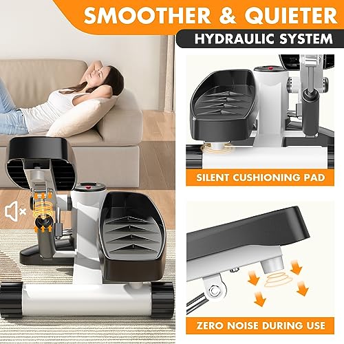 Mini-Mute-The-Sound-Stair-Stepper300LBS-Loading-Capacity-with-LCD-Monitor-Floor-mat-Resistance-Rope-Hydraulic-Fitness-Stepper-for-Home-Desk-or-Office-Workouts