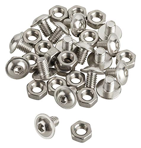 IRKA Kit de vis en acier inoxydable pour bordures de gazon Cover