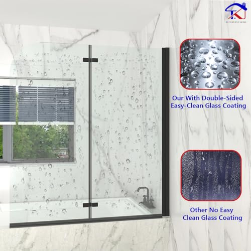 Paroi de douche pour baignoire pliante pour optimiser les petites pièces - 4
