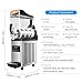 EKway Slushy Machine,15L Single Tank Comercial Margarita &Slushie Machine,60+ Cups 430W 110V Electric Large Daiquiri Machine with Self-cleaning Mode,for Home Party Restaurants Cafe Bars