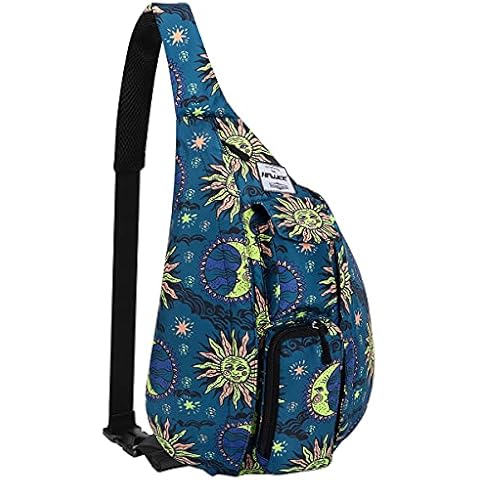 HAWEE Sport Sling Backpack Travel Chest Shoulder Bag Crossbody Daypack Casual for Men Women Teens Work Travel Study Outdoor Climbing Hiking Running Cover