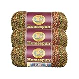 (3 Pack) Lion Brand Yarn 790-410B Homespun Yarn, Herb Garden