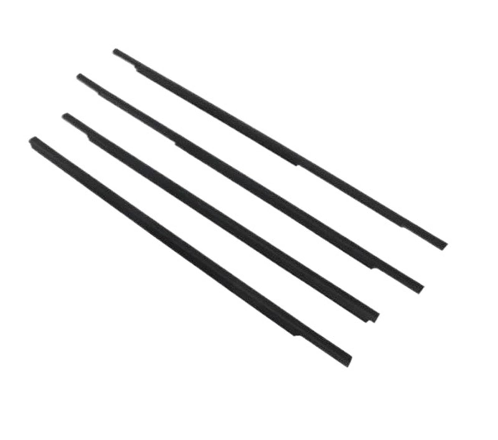 4 Pcs 68210-0D120 Outside Window Moulding Trim for Yaris Xp90 2007-2012 Sedan Saloon Glass Laminate Weatherstrip Automotive Window Door Seals