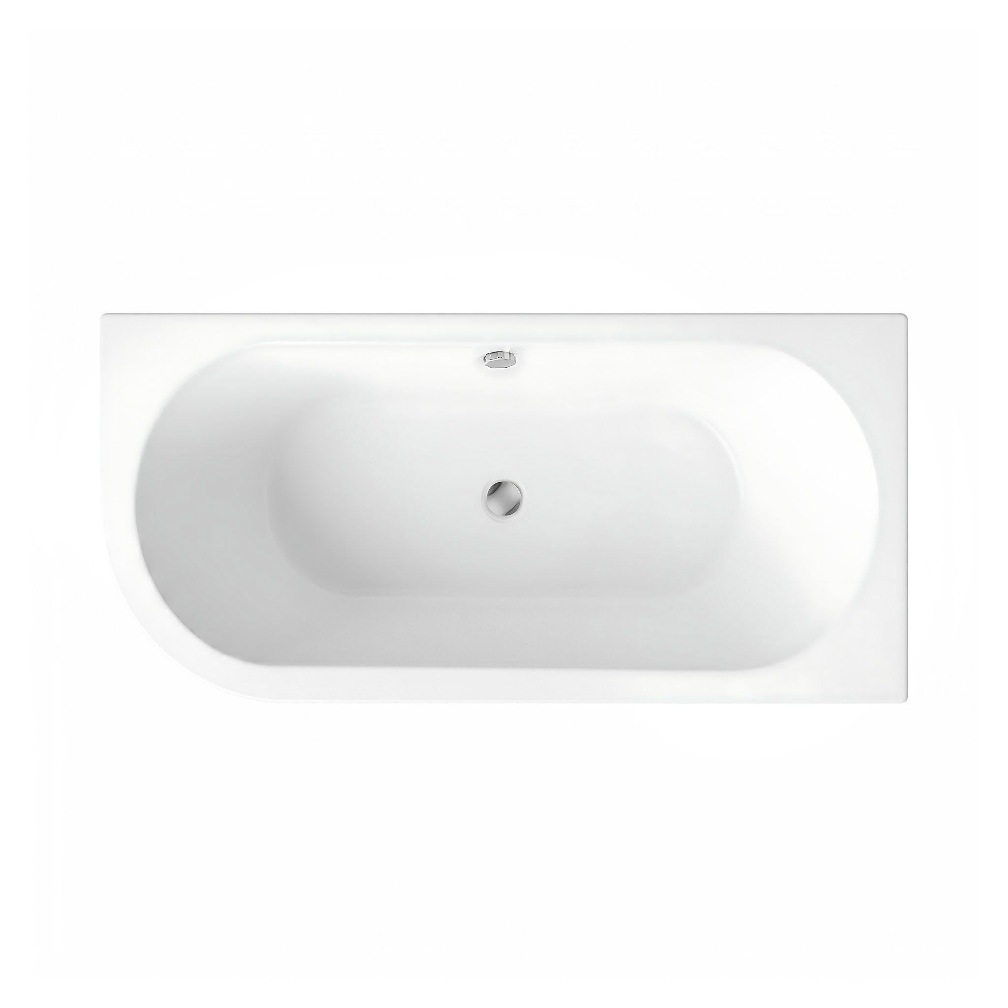 Rea - Wanna Akrylowa Narożna Orion Stripe Prawa 150cm - 160 x 75 x 56 cm