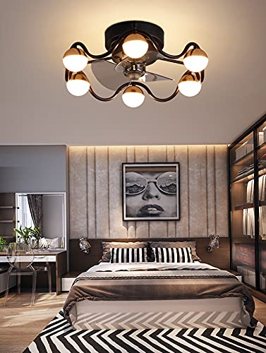 Plafonnier ventilateur de plafond pour chambre salon avec télécommande