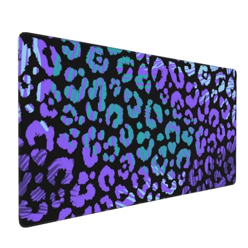 Tapis de souris antidérapant léopard coloré pour protéger le bureau - 2