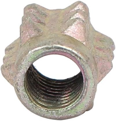 M5 x 10mm Star Head Insert Screws E-Nuts Furniture Fittings Bronze Tone 500pcs (5801a1226e8b7114134c7717cd1d899d)