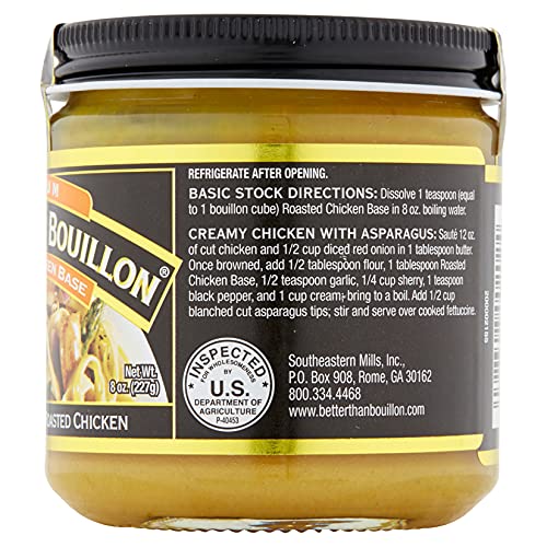 Better Than Bouillon Premium Roasted Beef Base & Roasted Chicken Base 8 Oz Jars, 2 Ct #TOP6
