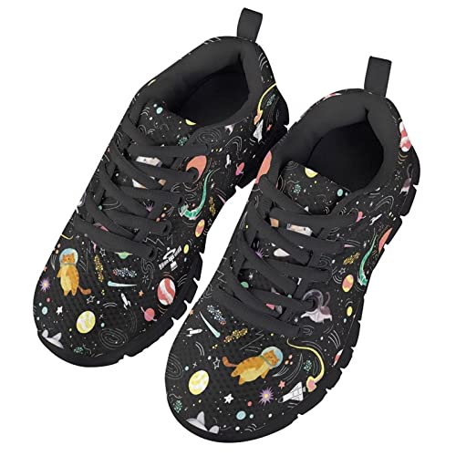Xoenoiee Boys Girls Tennis Running Shoes Lightweight Breathable Sneakers for Kids2