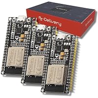 AZDelivery 3 x ESP32 NodeMCU Module WLAN WiFi Dev Kit C Development Board mit CP2102 (Nachfolgermodell zum ESP8266) kompatibel mit Arduino und inklusive E-Book!… – Ansicht 1