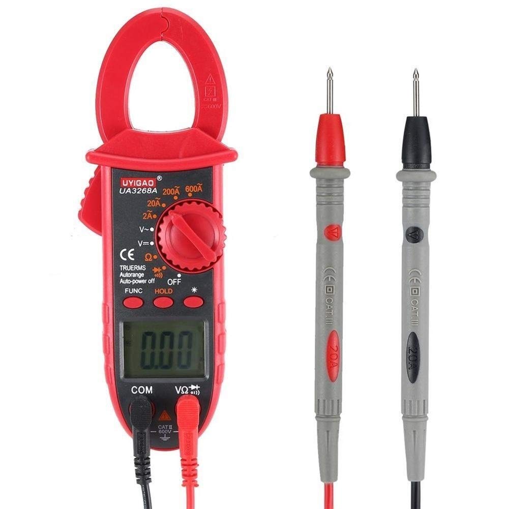 Cyfrowy miernik zaciskowy Multimetr AC/DC VOLT OHM Resistance Tester z podświetleniem Dane Hold UA3268A Do laboratorium