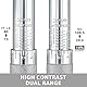 Amazon Basics Einrastender 3/8 Zoll -Drehmomentschlüssel, 15-80 ft.-lb, 20.4-108.5 Nm